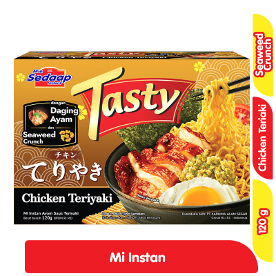 Promo Sedaap Tasty Mi Instan Ayam Saus Teriyaki 120 g Alfamart