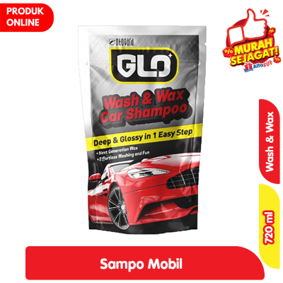 Promo Otogard Glo Wash & Wax Sampo Mobil Pouch 720 ml Alfamart