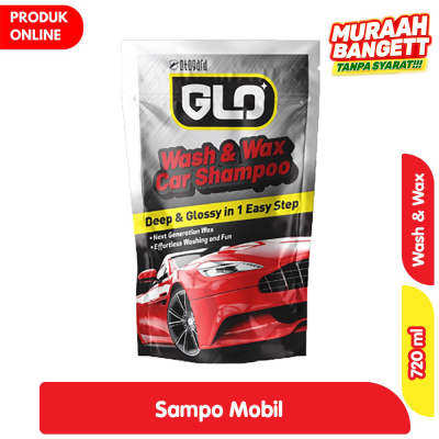 Promo Otogard Glo Wash & Wax Sampo Mobil Pouch 720 ml Alfamart