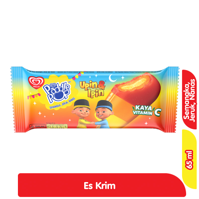 Promo Wall's Upin Ipin Es Krim Semangka, Jeruk, Nanas 60 ml Alfamart