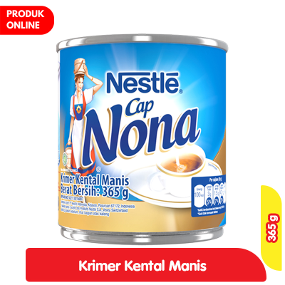 Promo Cap Nona Krimer Kental Manis Putih Kaleng 365 g Alfamart