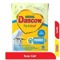 Promo Harga Dancow Fortigro UHT Vanilla 110 ml - Alfamart