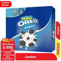 Promo Harga Oreo Mini Biskuit Sandwich Vanilla 20 gr - Alfamart