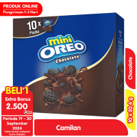 Promo Harga Oreo Mini Biskuit Sandwich Chocolate 20 gr - Alfamart