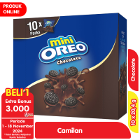 Promo Harga Oreo Mini Biskuit Sandwich Chocolate 20 gr - Alfamart