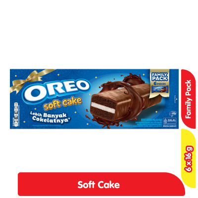 Promo Oreo Soft Cake Cokelat Vanila 6 x 16 g Alfamart