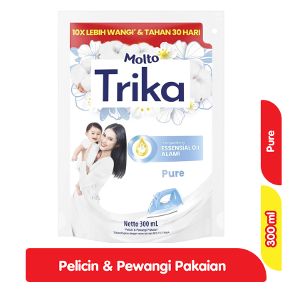 Molto Trika Pelicin & Pewangi Pakaian Pure Refill 300 ml