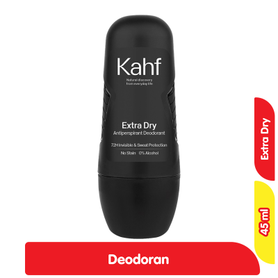 Promo Kahf Deodoran Roll On Pria Extra Dry 45 ml Alfamart