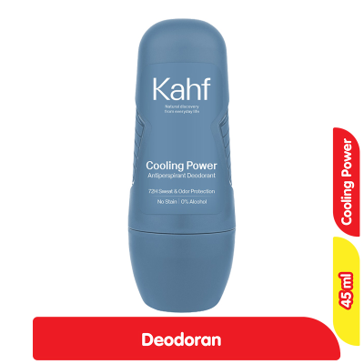 Promo Kahf Deodoran Roll On Pria Cooling Power 45 ml Alfamart