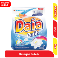 Promo Harga Daia Deterjen Bubuk Putih 4000 gr - Alfamart