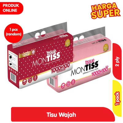Promo Montiss Jumbo Pack Tisu Wajah Soft 1100 s Alfamart