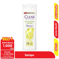 Promo Harga Clear Shampoo Lemon Fresh 320 ml - Alfamart
