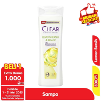 Promo Harga Clear Shampoo Lemon Fresh 320 ml - Alfamart