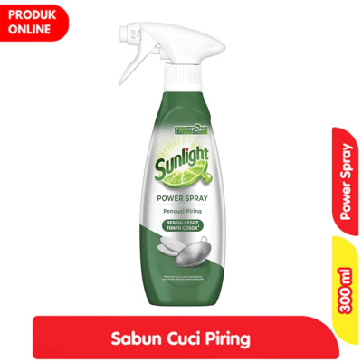 Promo Sunlight Power Sabun Cuci Piring Spray 300 ml Alfamart