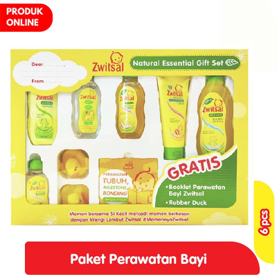 Promo Zwitsal Paket Perawatan Bayi Essential Box 6 pcs Alfamart