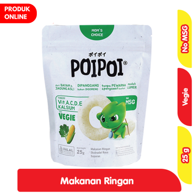 PoiPoi Snack Anak Bervitamin Vegie 25 g