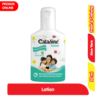 Promo Caladine Lotion Anti Gatal Iritasi Fresh & Calming Aloe Vera 50 ml Alfamart