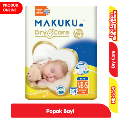 Promo Makuku Dry Care Popok Perekat Bayi NB-S 54 pcs Alfamart