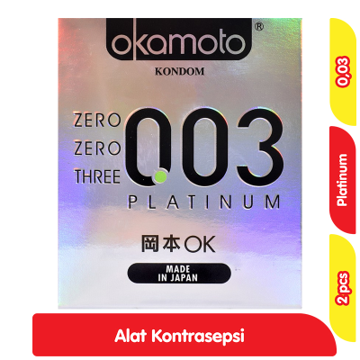 Okamoto Kondom Platinum 003 2 pcs