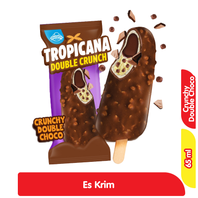 Promo Campina Tropicana Es Krim Cokelat Double Crunchy 65 ml Alfamart