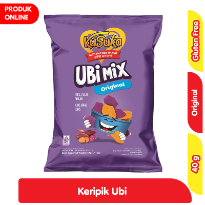 Promo KuSuka Ubi Mix Keripik Ubi Original 40 g Alfamart