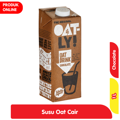 Promo Oatly Susu Oat Cair Cokelat Kotak 1 L Alfamart