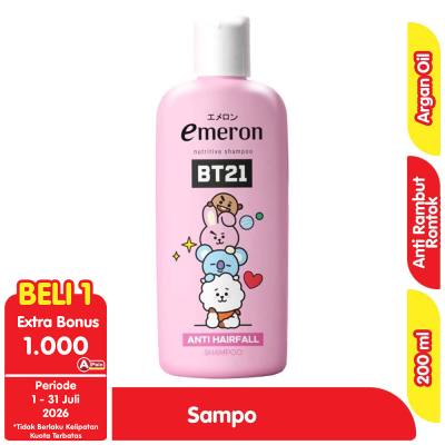 Promo Fres & Natural BT21 Sabun Mandi Cair Love Yourself Refill 400 ml Alfamart
