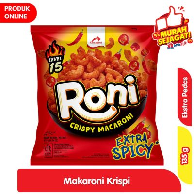 Promo Dua Kelinci Roni Makaroni Krispi Ekstra Pedas 135 g Alfamart