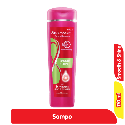 Promo Serasoft Serum Sampo Smooth & Shine Botol 170 ml Alfamart