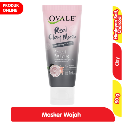 Ovale Masker Wajah Clay Perfect Purifying 50 g