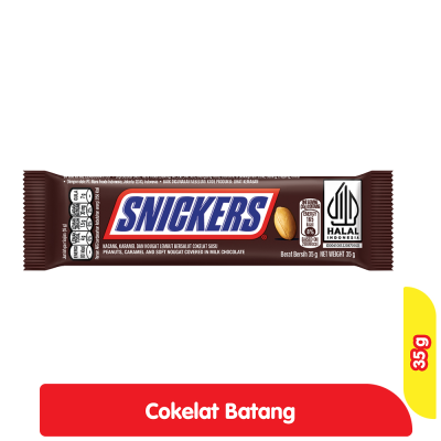 Promo Snickers Cokelat Batang 35 g Alfamart
