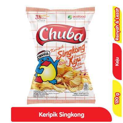 Promo Chuba Keripik Singkong Rasa Keju 120 g Alfamart