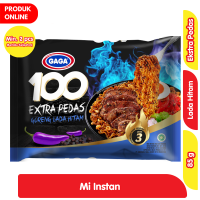 Promo Harga Gaga 100 Extra Pedas Goreng Lada Hitam 85 gr - Alfamart