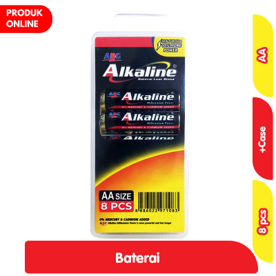 ABC Baterai Alkaline AA Millenium Power LR-06 8 pcs
