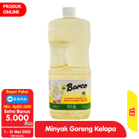 Promo Harga Barco Minyak Goreng Kelapa 2000 ml - Alfamart