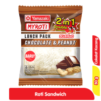 Promo Harga My Roti Roti Sandwich Funwari Cokelat & Kacang 96 gr - Alfamart