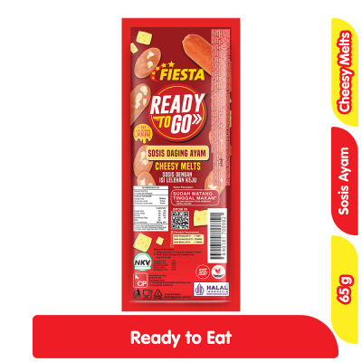 Promo Fiesta Ready to Go Sosis Daging Ayam Cheesy Melt 65 g Alfamart