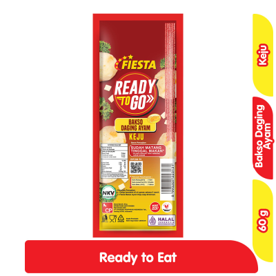 Promo Fiesta Ready to Go Bakso Daging Ayam Keju 60 g Alfamart