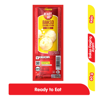 Promo Fiesta Ready to Go Bakso Daging Ayam Keju 60 g Alfamart