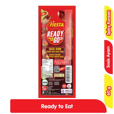Promo Fiesta Ready to Go Sosis Ayam Spicy Korean 60 g Alfamart