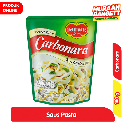Promo Del Monte Saus Pasta Carbonara 180 g Alfamart