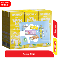 Promo Harga Indomilk Korean Series Seoul Banana 180 ml - Alfamart