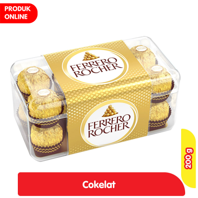 Promo Ferrero Rocher Cokelat 200 g Alfamart