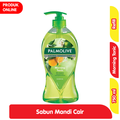 Promo Palmolive Sabun Mandi Cair Morning Tonic Pump 750 ml Alfamart
