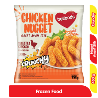 Promo Harga Belfoods Nugget Chicken Nugget Crunchy 500 gr - Alfamart