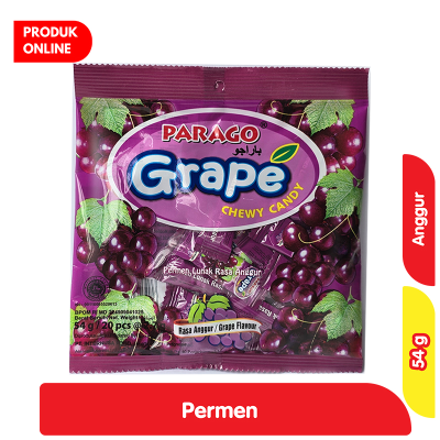Promo Parago Permen Lunak Rasa Anggur 54 g Alfamart