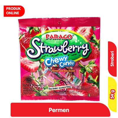 Promo Parago Permen Lunak Rasa Stroberi 54 g Alfamart