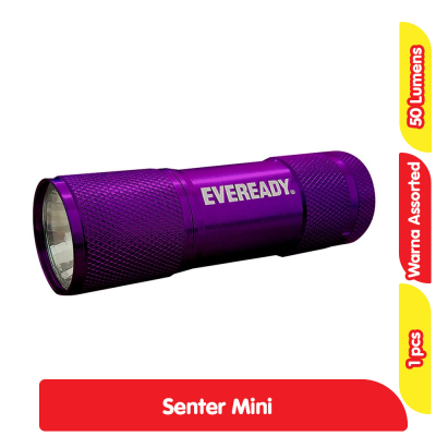 Promo Eveready Senter LED Metal Light 1 pcs Assorted Alfamart