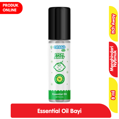 Promo Cessa Baby Itch Away Natural Minyak Aromaterapi Bayi Anti Nyamuk 8 ml Alfamart