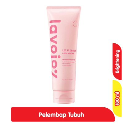 Promo Lavojoy Let It Glow Serum Pelembap Tubuh Skin Brightening 180 ml Alfamart